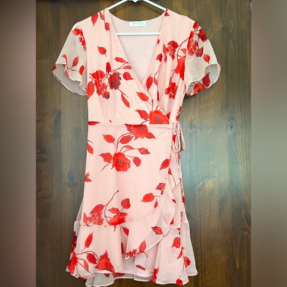 All in Favor wrap dress.